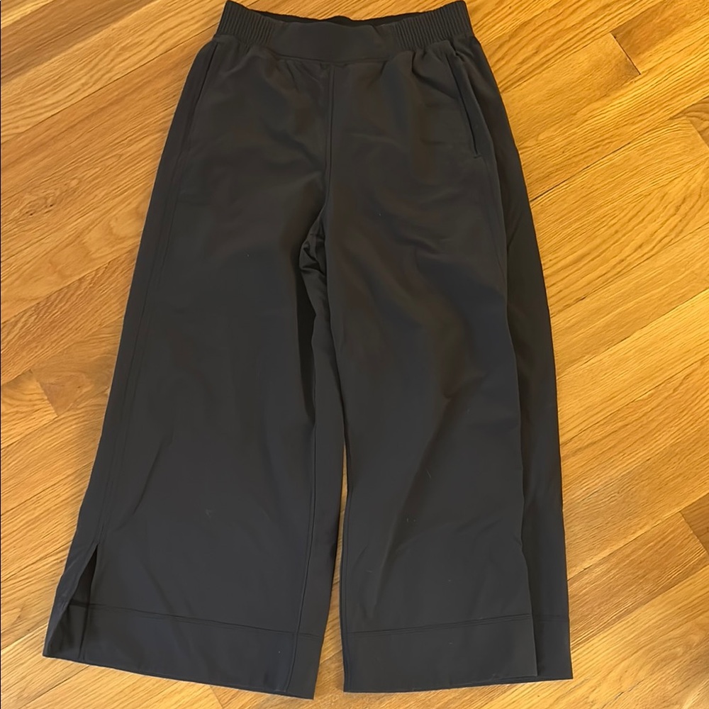 lululemon athletica Black Wide-Leg Pants